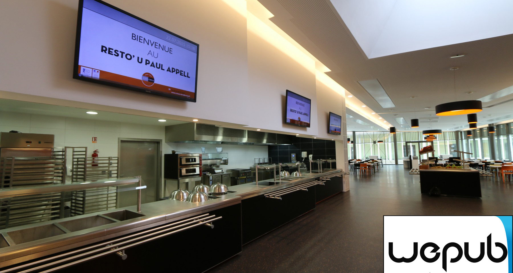 affichage dynamique dans la restauration collective