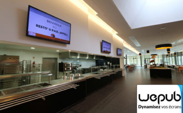 affichage dynamique dans la restauration collective